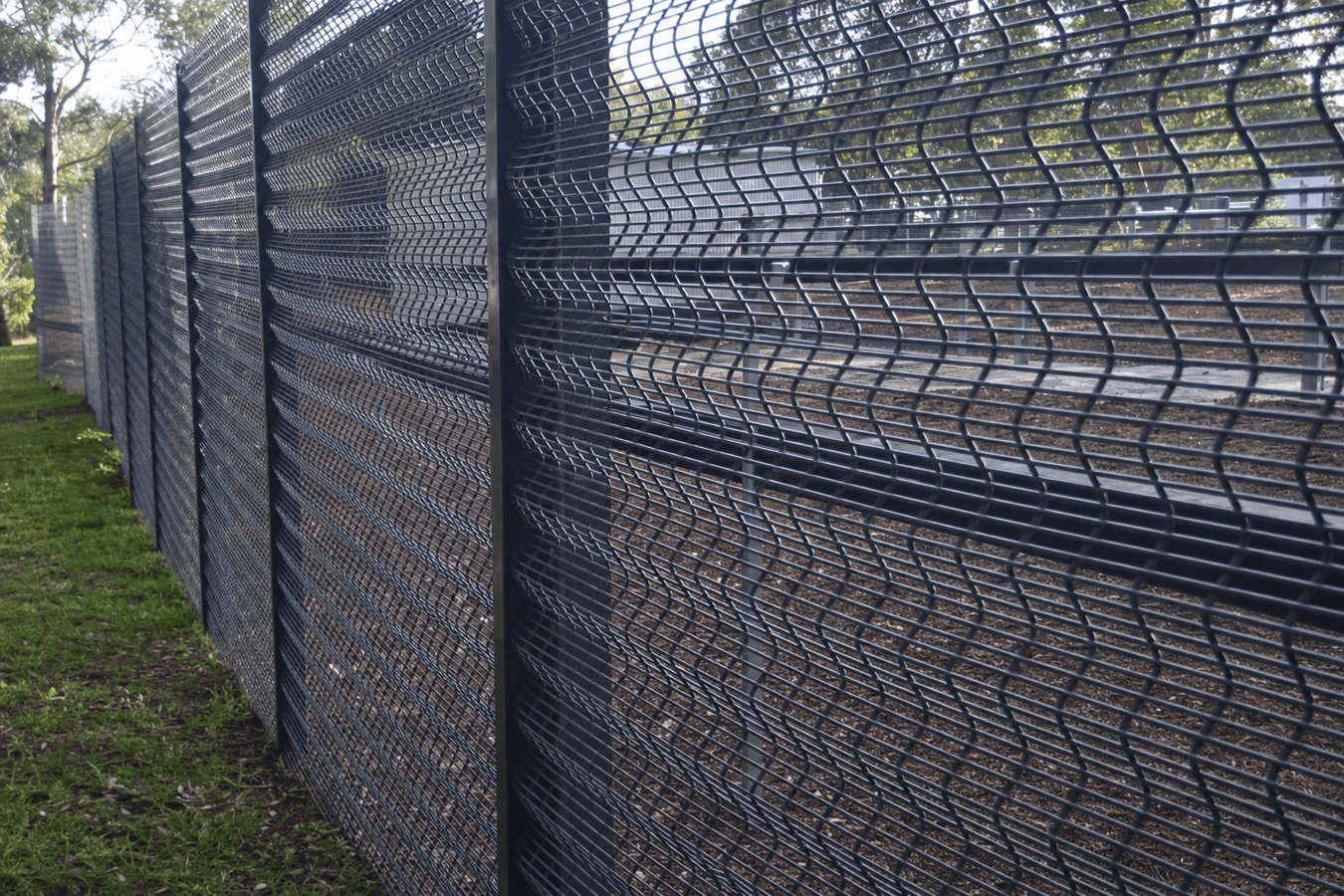 Security fence installation